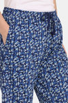 Rosaline Disco Daze Knit Cotton Capri - Ocean Cavern — thumbnail 6